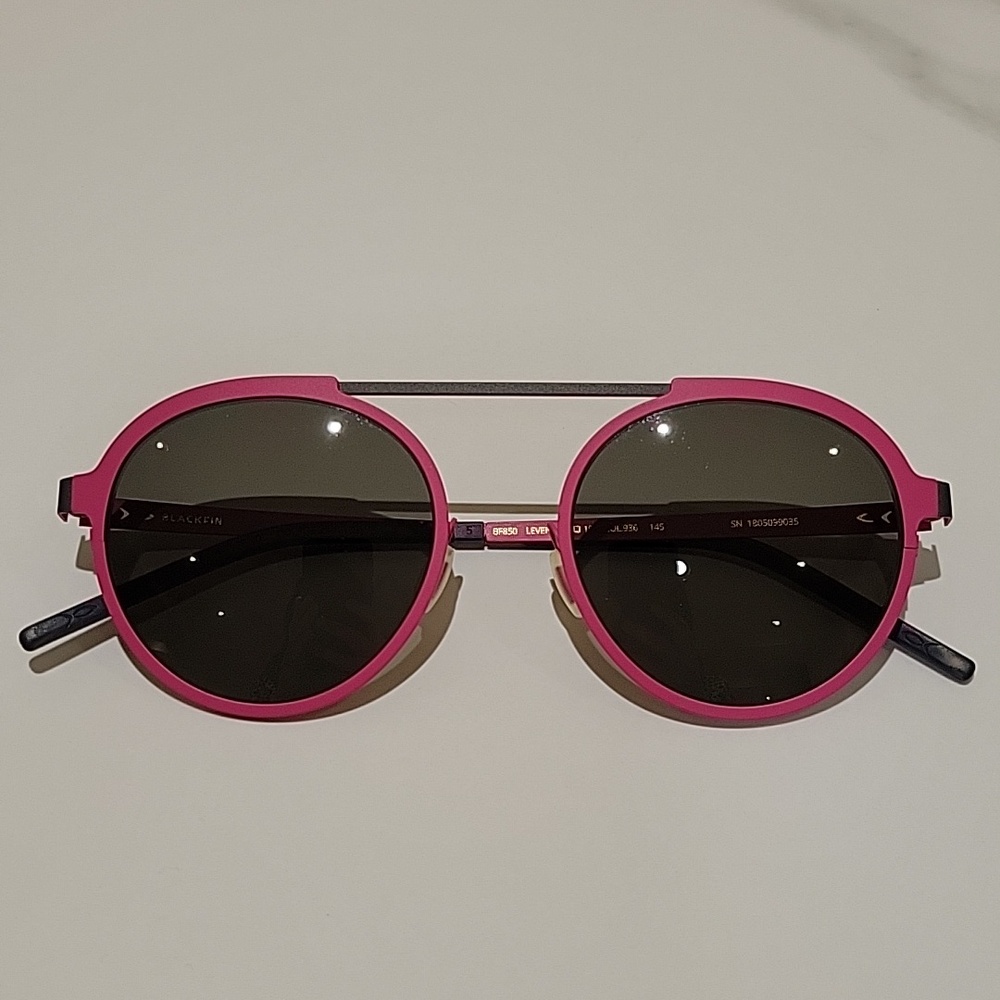Blackfin BF850 Leven Pink Frame With Grey Lens Sunglasses